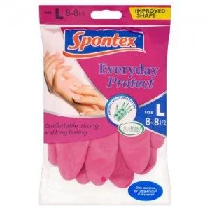 Image of Spontex Everyday Protect Household Gloves - Large
