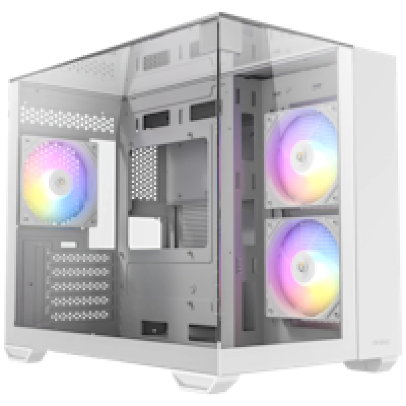 Image of Antec Antec CX600M Trio ARGB Mini Tower Gaming Case - White CAANT-CX600TARGW