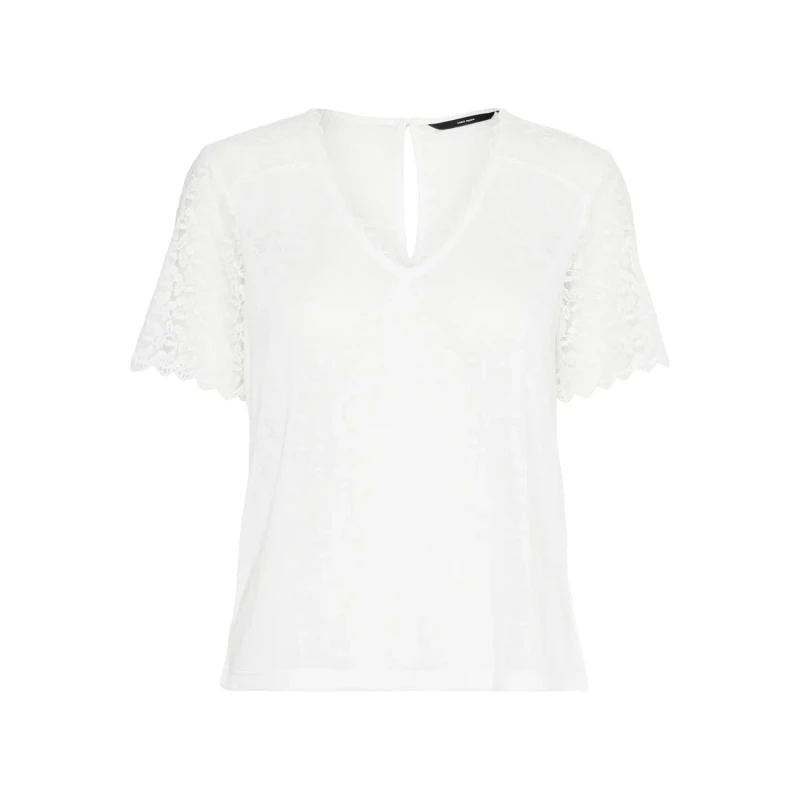 Image of Vero Moda Womens T-Shirt Vero Moda Mora Blanc Female S