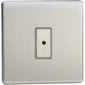 Image of Varilight 1-Gang V-Pro Eclique2 Touch/Remote Control LED Dimmer - Brushed Chrome - JDSE101S
