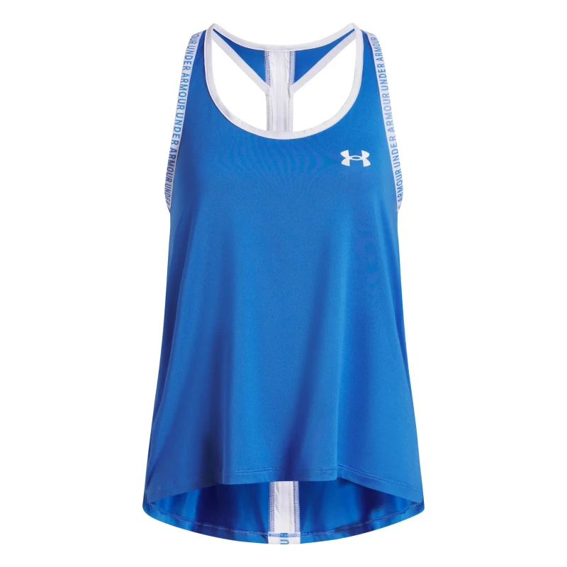 Image of Under Armour Knockout Tank Top Juniors Blue Atlantis female 9-10 (M)