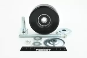 Image of FEBEST Tensioner Pulley NISSAN,INFINITI 0287-V36 119254W000,11925AG300,11925AG30A Tensioner Pulley, v-ribbed belt 11927AG300,11927AG30A,11947AG300