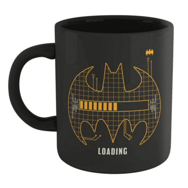 Image of Batman Batman Official Core Tech Mug - Black One Size Unisex 5056762888436
