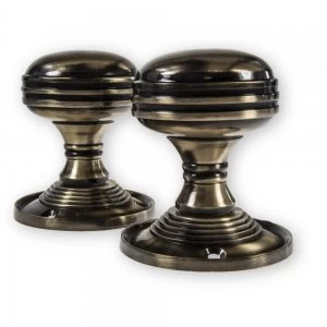 Image of LocksOnline Ringed Mortice Door Knob Set