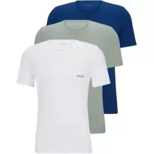 Image of Hugo 3 Pack of Pyjama T-Shirts - Green
