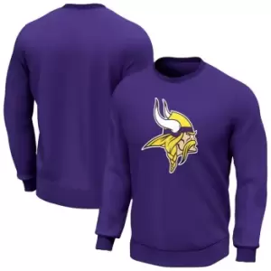 Image of NFL Logo Crew Sweatshirt Mens - Purple
