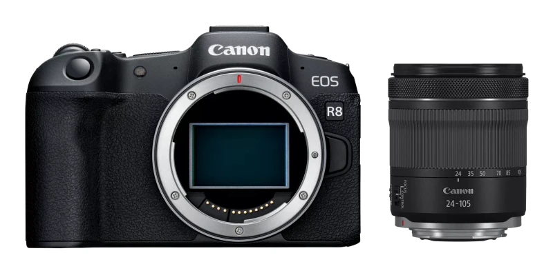 Image of Canon EOS R8 + RF 24-105mm F4-7.1 IS STM MILC 24.2 MP CMOS 6000 x 4000