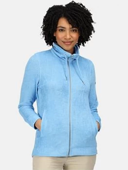Image of Regatta Edlyn Full Fleece Top - Blue Size 16, Women