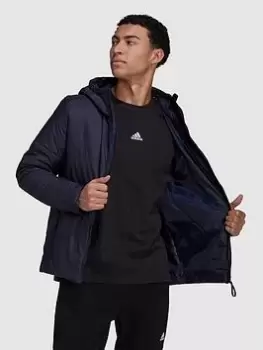 Image of Adidas Bsc Hood Ins J, Navy Size M Men