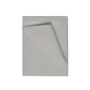 Image of Egyptian Cotton 400 Thread Count Single Flat Sheet Platinum