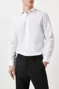 Image of Tailored Fit White Essential Formal Shirt
