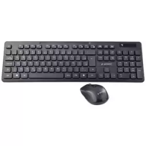 Image of Gembird Gembird Radio Keyboard and mouse set German, QWERTZ Black