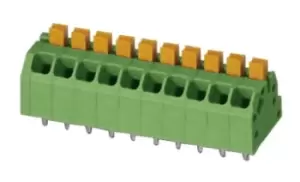 Image of Phoenix Contact SPTAF 1/ 9-3.5-EL 9-pin PCB Terminal Block, 3.5mm Pitch 2 Rows
