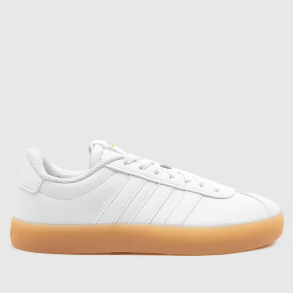 Image of adidas vl court 3.0 trainers in white & brown White & Brown UK 7 (EU 40?)