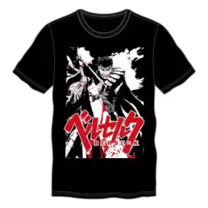 Image of Berserk T-Shirt Guts Kanji Size M