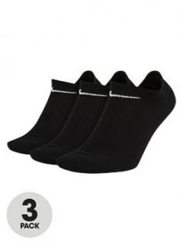 Image of Nike Everyday 3pk Socks - Black Size M Women