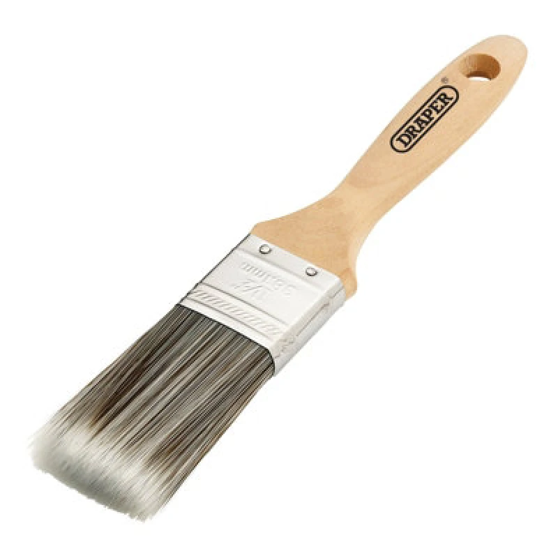 Image of Draper Wood Handle Synthetic Paint Brush PB-WOOD-1.5" Width: 38mm