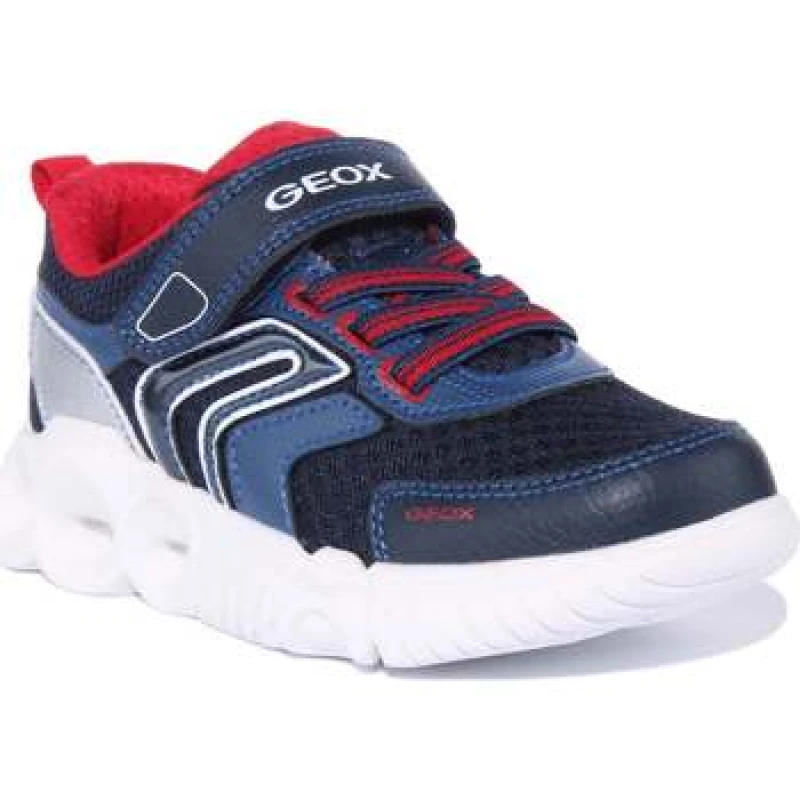 Image of Geox J Wroom boys's Trainers in Blue