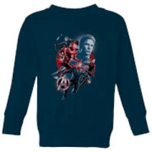 Image of Avengers: Endgame Shield Team Kids Sweatshirt - Grey - 7-8 Years