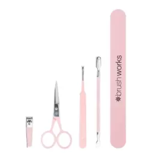 Image of brushworks Luxury Nail Care Set 5 pcs