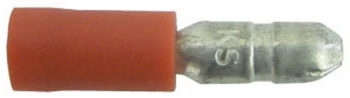 Image of Wiring Connectors - Red - Male Bullet - 4mm - Pack of 3 PWN294 WOT-NOTS