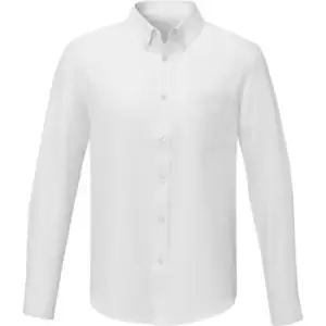 Image of Elevate Mens Pollux Long-Sleeved Shirt (4XL) (White)