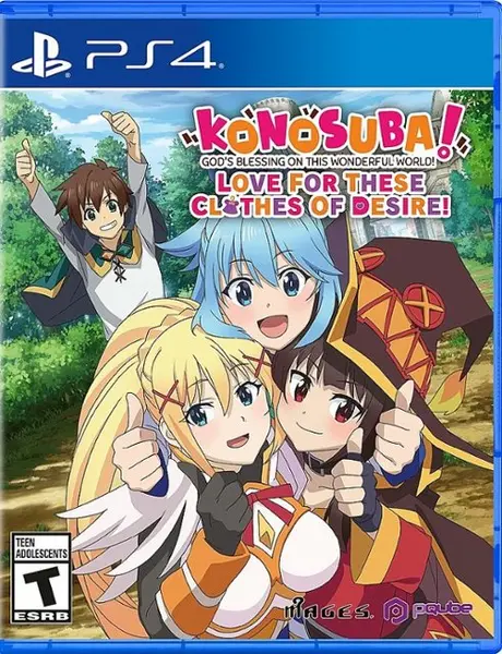 Image of KonoSuba! Gods Blessing on this Wonderful World! Love For These Clothes Of Desire! PS4 Game