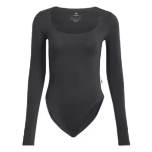 Image of adidas Studio Lounge Bodysuit Womens - Grey