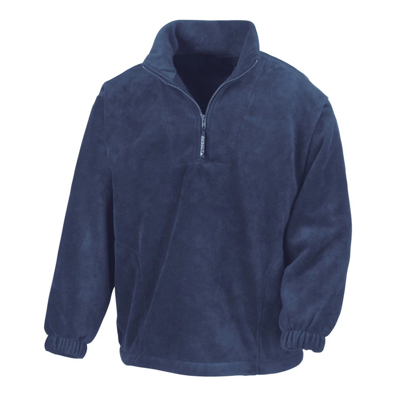 Image of Result Result Men Polartherm Fleece Top in Navy Size: X-Small Navy XS Male 5063527728050