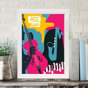 Image of BC10432606421 Multicolor Decorative Framed MDF Painting