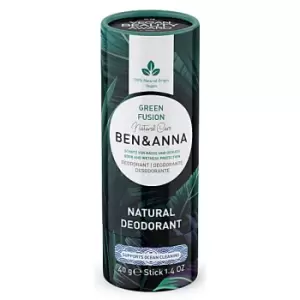 Image of Ben and Anna Green Fusion Deodorant Stick 40g