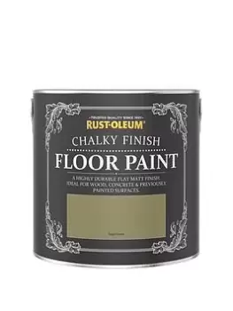 Image of Rust-Oleum Chalky Finish 2.5-Litre Floor Paint - Sage Green
