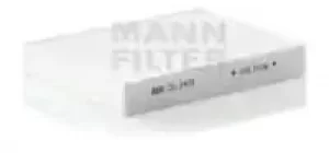 Image of Cabin Air Filter Cu2433 By Mann-Filter