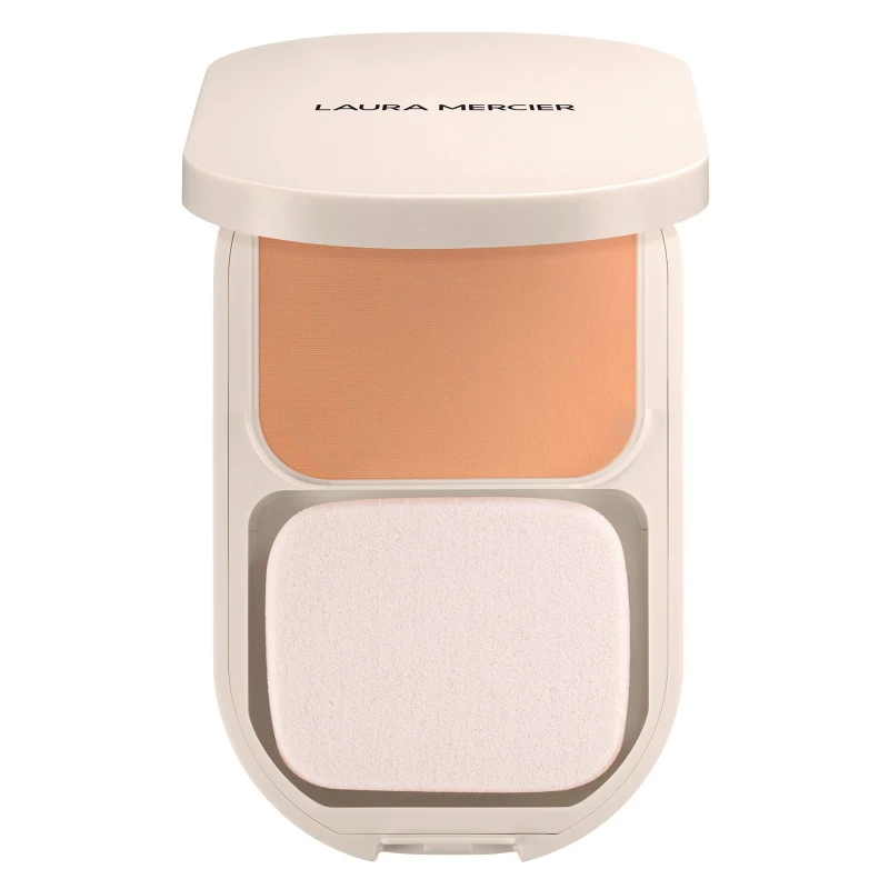 Image of Laura Mercier Real Flawless Feathermatte Powder Foundation 3N Latte female One Size