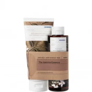 Image of Korres Jasmine Body Milk and Body Cleanser Duo