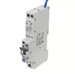 Image of Lewden 32A Double Pole 1 Module B Curve 6kA 30mA AFDD Combined RCBO - P04-B32-30-1PNA