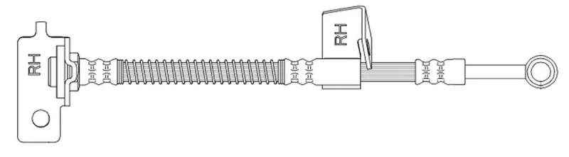 Image of K&K FT0137 Brake Hose Banjo Brake Hose (83)