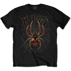 Image of KISS - Spider Unisex Medium T-Shirt - Black