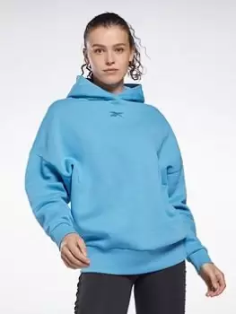 Image of Reebok Studio Recycled Oversize Hoodie, Black, Size XS, Women