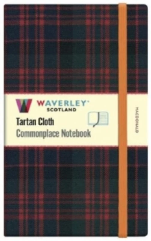 Image of Waverley Commonplace Notebooks: MacDonald Tartan Cloth Large Notebook (21 x 13cm) Hardback
