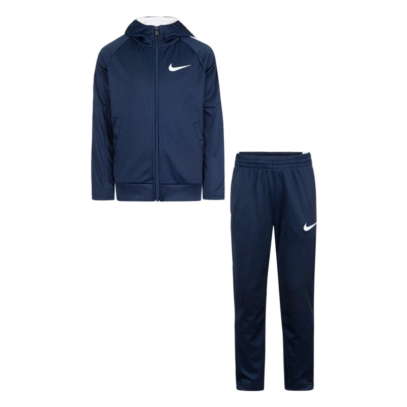 Image of Nike Hooded Tracksuit Infant Boys Navy male 4-5 Years