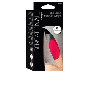 Image of SENSATIONAIL gel polish removal wraps 30 uds