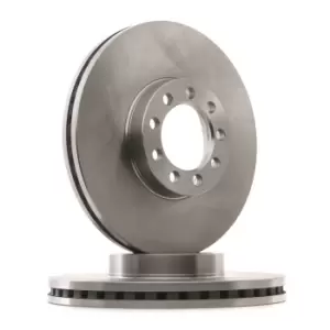Image of RIDEX Brake disc Front Axle 82B1549 Brake rotor,Brake discs IVECO,DAILY IV Kasten/Kombi,Daily VI Kastenwagen,Daily IV Pritsche / Fahrgestell