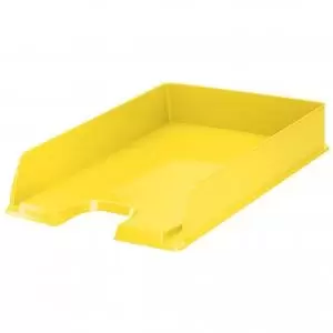 Image of Esselte Vivida Letter Tray - Yellow - Outer carton of 10