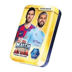 Image of Match Attax 19/20 Football Trading Card Mini Tin