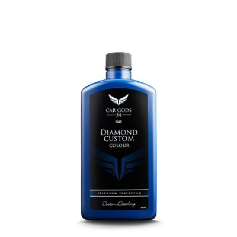 Image of Car Gods Dark Blue Polish Wax Colour Restorer 500Ml With Wax Applicator Pad