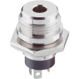 Image of 3.5mm audio jack Socket vertical vertical Number of pins 3 Stereo Silver Lumberg 1502 04