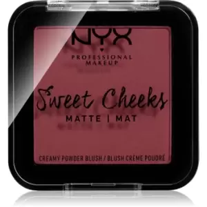 Image of NYX Professional Makeup Sweet Cheeks Blush Matte Blush Shade BANG BANG 5 g