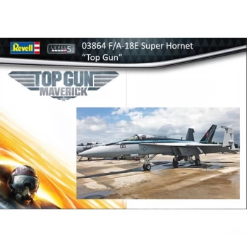 Image of F/A-18E Super Hornet Top Gun Maverick 1:48 Scale Level 5 Revell Model Kit