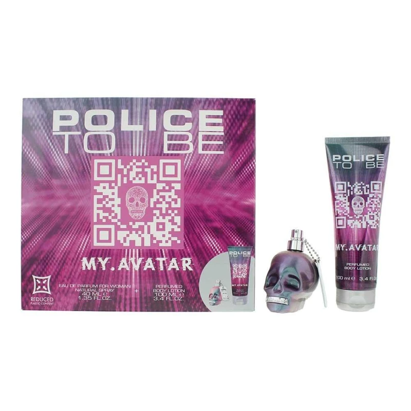 Image of Police To Be My Avatar Gift Set: Eau de Parfum 40ml - Body Lotion 100ml